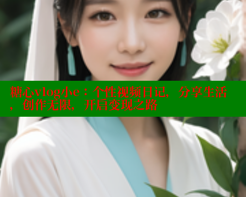糖心vlog小e：个性视频日记，分享生活，创作无限，开启变现之路