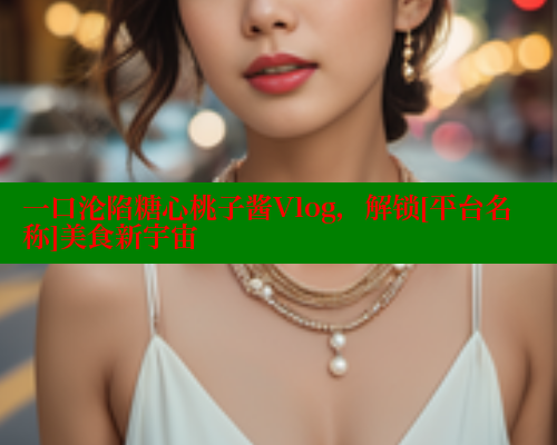 一口沦陷糖心桃子酱Vlog，解锁[平台名称]美食新宇宙