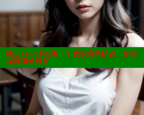 糖心Vlog手机版：午夜寂寞终结者，私密视频即刻拥有