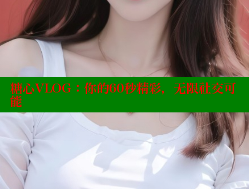 糖心VLOG：你的60秒精彩，无限社交可能