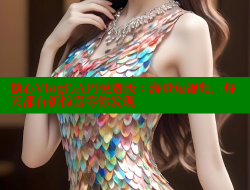 糖心Vlog汅API免费版：海量短视频，每天都有新惊喜等你发现