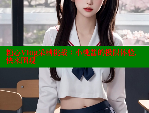 糖心Vlog采精挑战：小桃酱的极限体验，快来围观