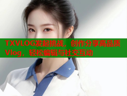 TXVLOG发起挑战，创作分享高品质Vlog，轻松编辑与社交互动