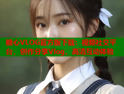 糖心VLOG官方版下载：视频社交平台，创作分享Vlog，高清互动体验