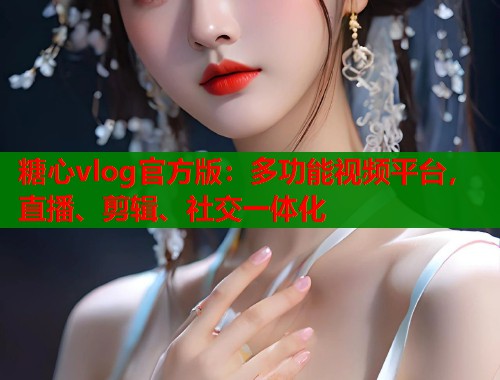 糖心vlog官方版：多功能视频平台，直播、剪辑、社交一体化