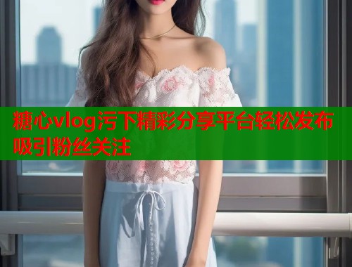 糖心vlog污下精彩分享平台轻松发布吸引粉丝关注