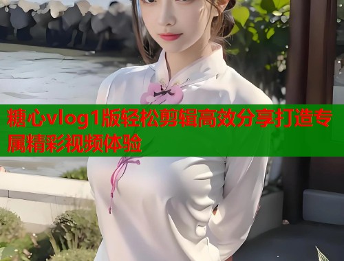 糖心vlog1版轻松剪辑高效分享打造专属精彩视频体验