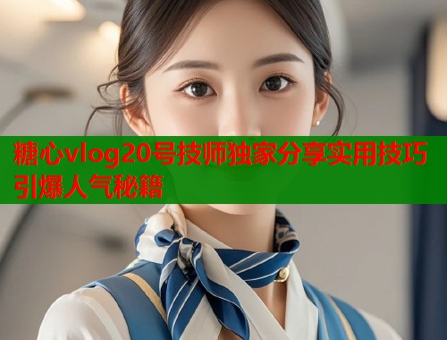 糖心vlog20号技师独家分享实用技巧引爆人气秘籍 糖心vlog20号技师独家分享实用技巧引爆人气秘籍