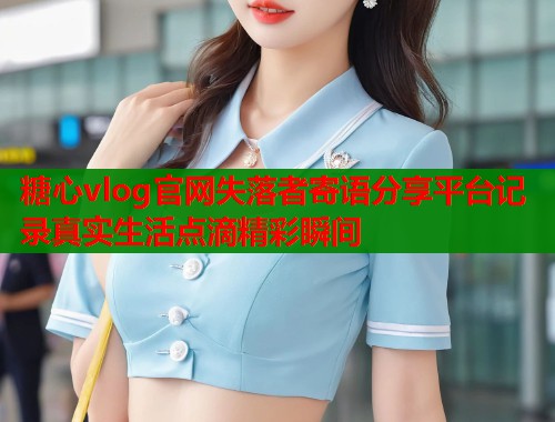 糖心vlog官网失落者寄语分享平台记录真实生活点滴精彩瞬间