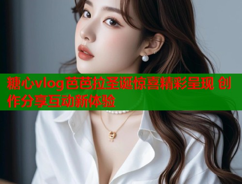 糖心vlog芭芭拉圣诞惊喜精彩呈现 创作分享互动新体验