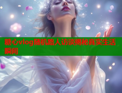糖心vlog随机路人访谈揭秘真实生活瞬间
