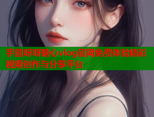 芋圆呀呀糖心vlog官网免费体验精彩视频创作与分享平台
