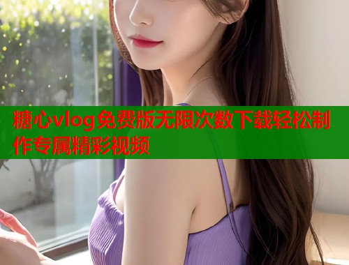 糖心vlog免费版无限次数下载轻松制作专属精彩视频