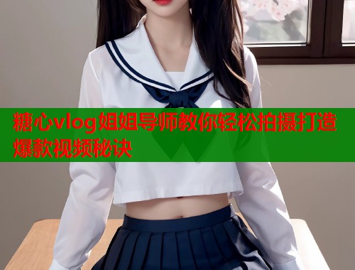 糖心vlog姐姐导师教你轻松拍摄打造爆款视频秘诀
